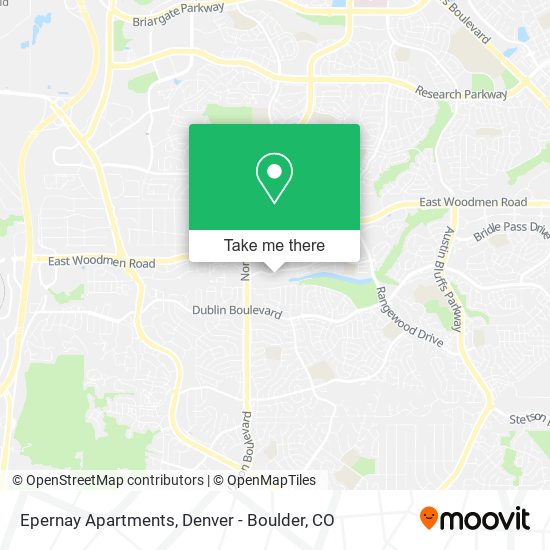 Epernay Apartments map
