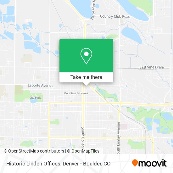 Historic Linden Offices map