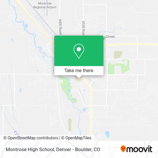 Mapa de Montrose High School