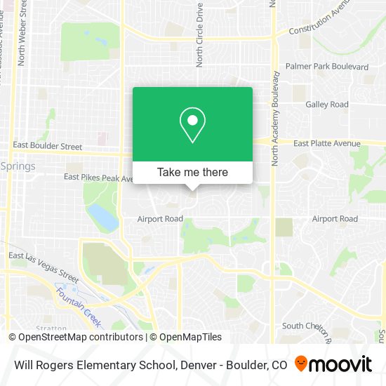 Mapa de Will Rogers Elementary School