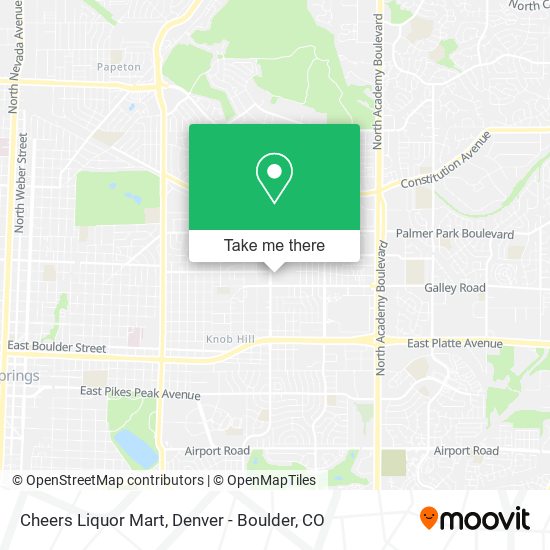 Mapa de Cheers Liquor Mart