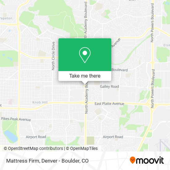 Mattress Firm map