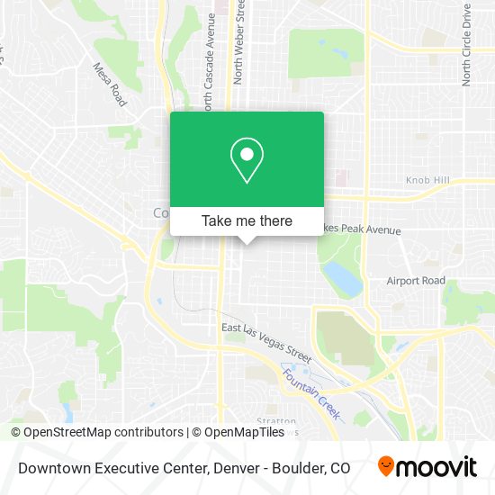 Mapa de Downtown Executive Center