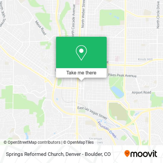 Springs Reformed Church map
