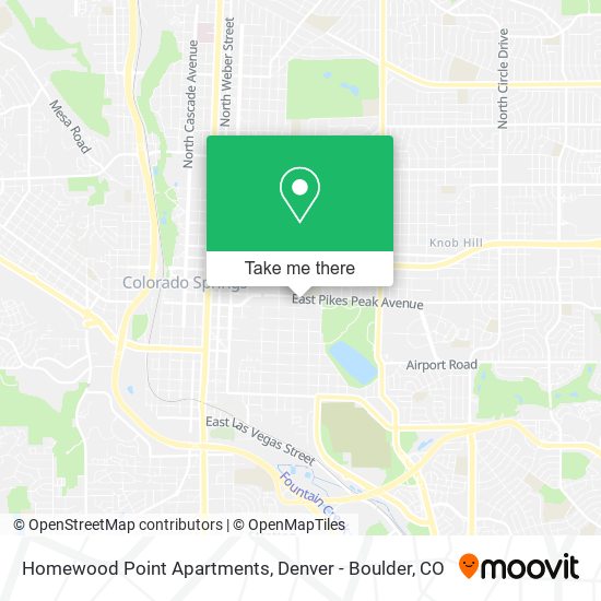 Mapa de Homewood Point Apartments