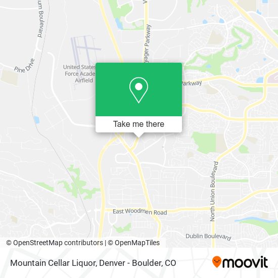 Mountain Cellar Liquor map