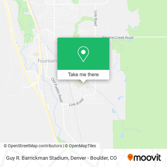 Mapa de Guy R. Barrickman Stadium