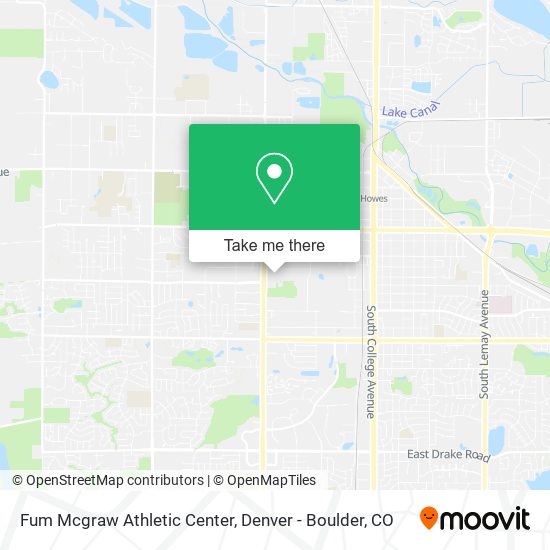 Fum Mcgraw Athletic Center map