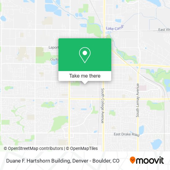 Duane F. Hartshorn Building map