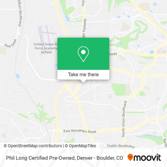 Phil Long Certified Pre-Owned map