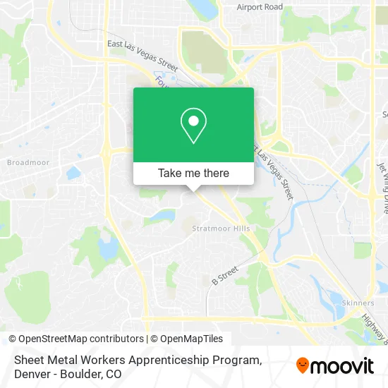 Sheet Metal Workers Apprenticeship Program map