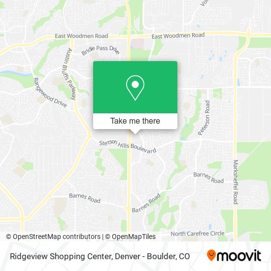 Ridgeview Shopping Center map