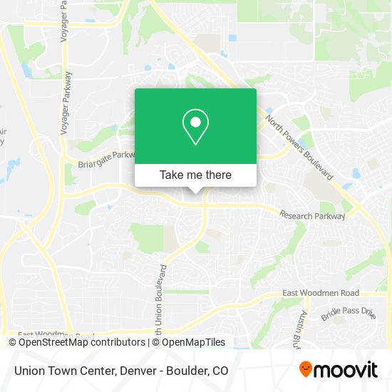 Mapa de Union Town Center