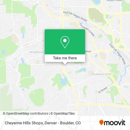 Mapa de Cheyenne Hills Shops