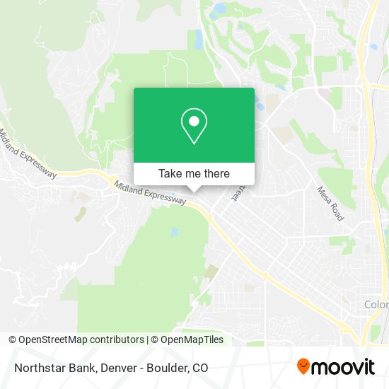 Mapa de Northstar Bank