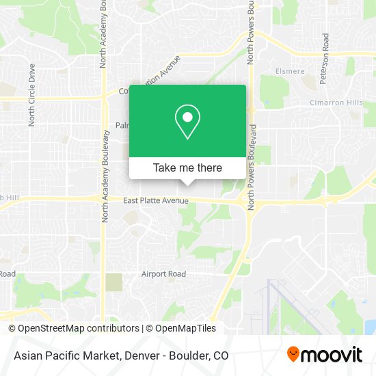 Mapa de Asian Pacific Market