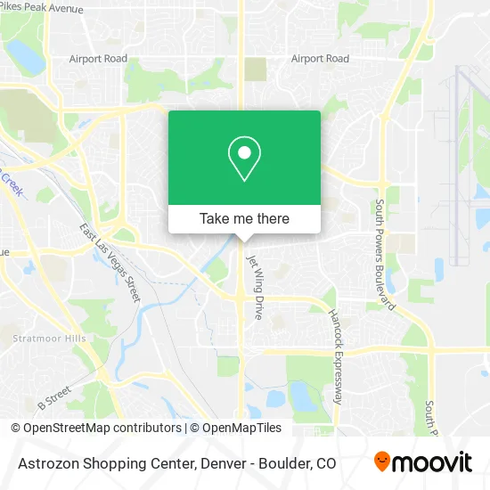 Astrozon Shopping Center map