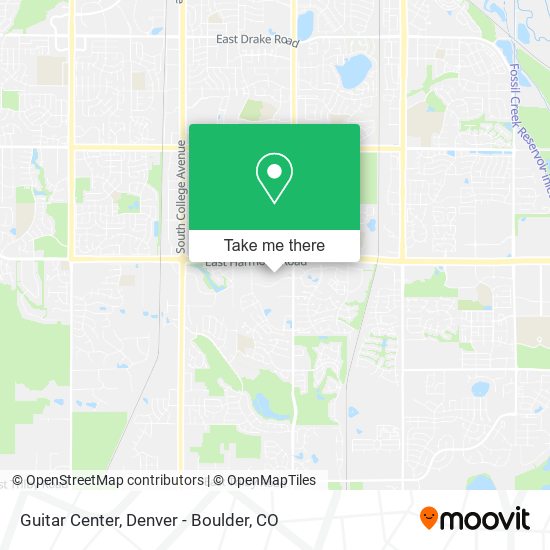 Guitar Center map