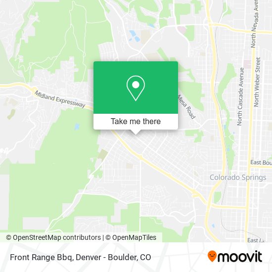 Front Range Bbq map