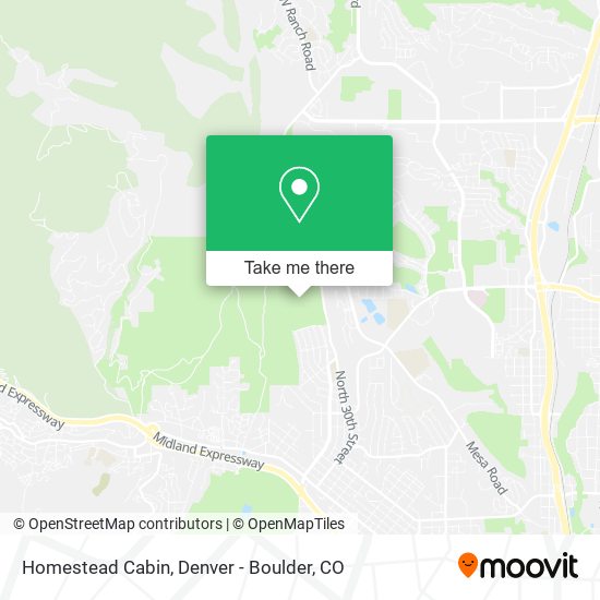 Homestead Cabin map