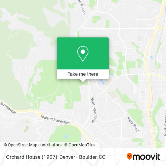 Orchard House (1907) map