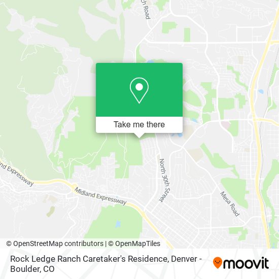 Rock Ledge Ranch Caretaker's Residence map