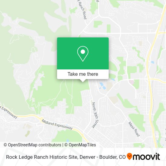 Mapa de Rock Ledge Ranch Historic Site