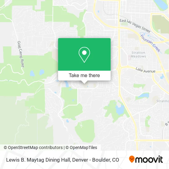 Lewis B. Maytag Dining Hall map