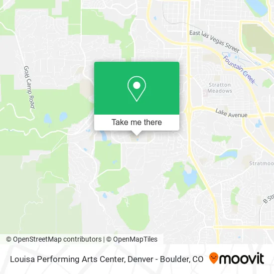 Louisa Performing Arts Center map