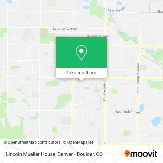 Mapa de Lincoln Mueller House