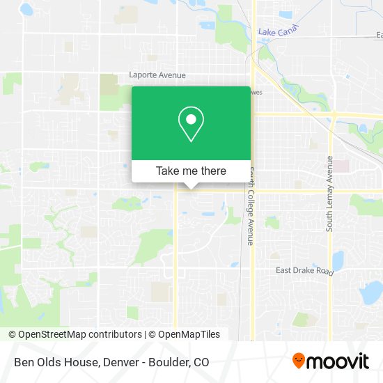 Ben Olds House map