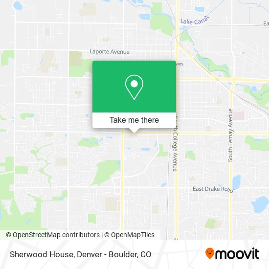 Mapa de Sherwood House