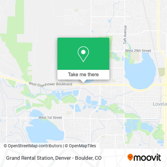Mapa de Grand Rental Station