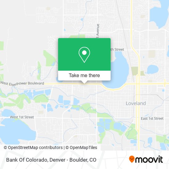 Bank Of Colorado map