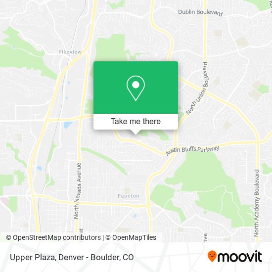Mapa de Upper Plaza