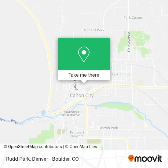 Rudd Park map