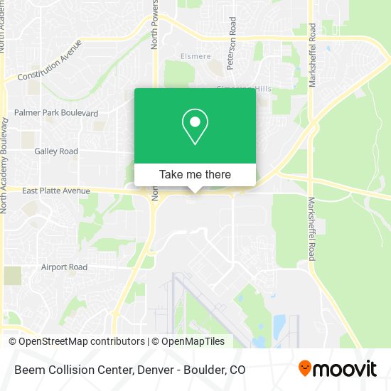 Mapa de Beem Collision Center