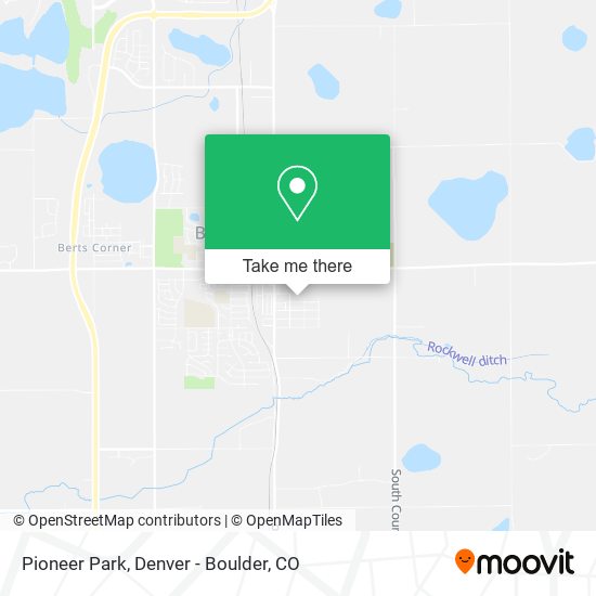 Mapa de Pioneer Park