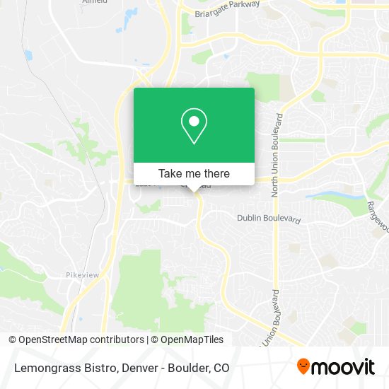 Mapa de Lemongrass Bistro