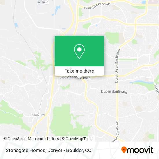 Stonegate Homes map