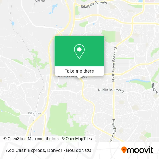 Ace Cash Express map
