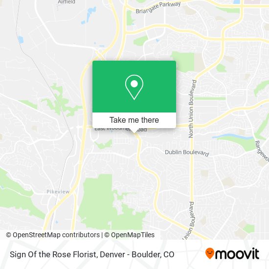 Mapa de Sign Of the Rose Florist