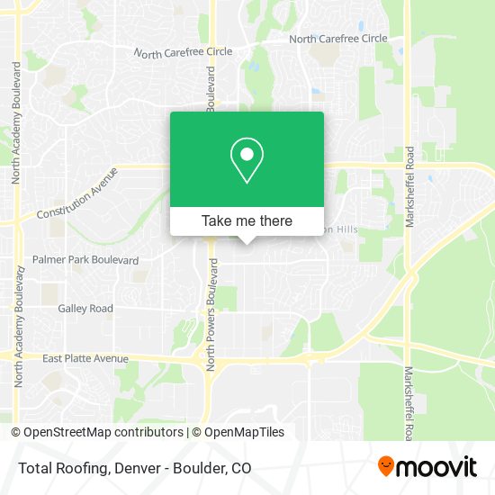 Mapa de Total Roofing