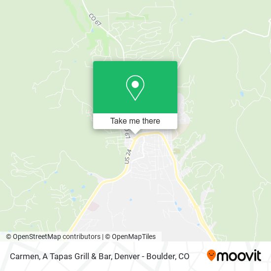 Carmen, A Tapas Grill & Bar map