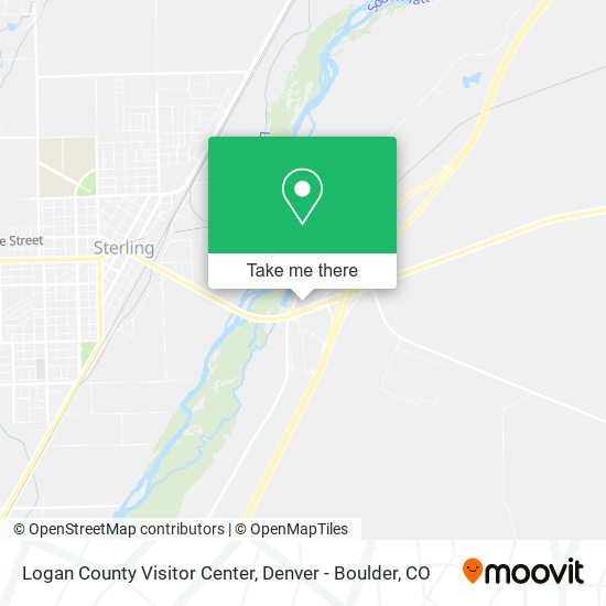 Logan County Visitor Center map