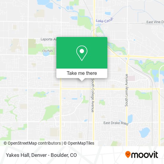 Mapa de Yakes Hall
