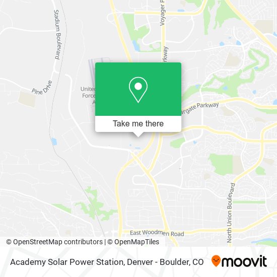 Mapa de Academy Solar Power Station