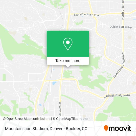 Mountain Lion Stadium map