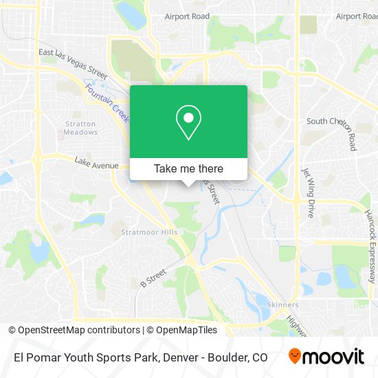 Mapa de El Pomar Youth Sports Park