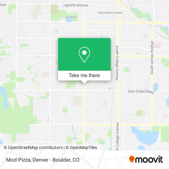 Mapa de Mod Pizza